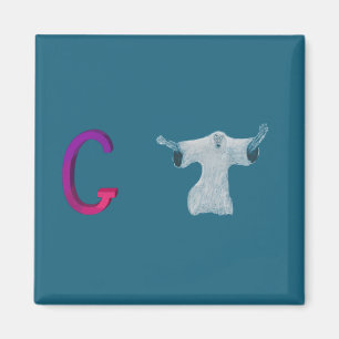 Ghost Fridge Magnet Magneet