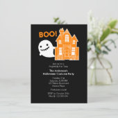 Ghost Fun is niet zo eng voor de uitnodiging van e (Staand voorkant)