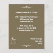 Ghost Gathering in Haunted House Flyer (Achterkant)