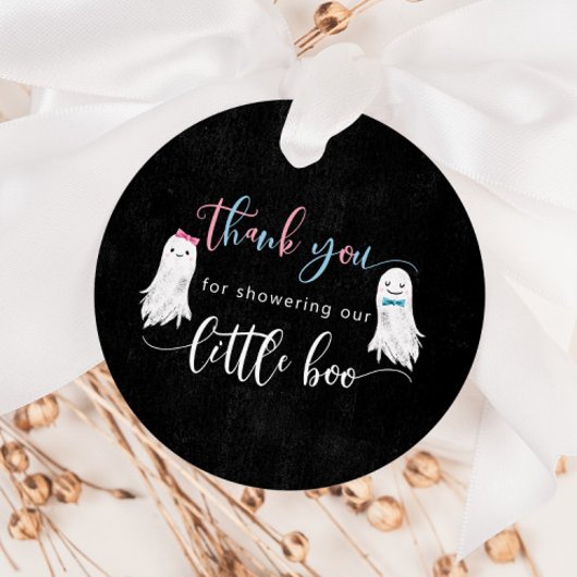 Ghost Gender Reopenbaart Party Dank u Bedankjes Labels