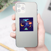 Ghost gezegde boe grappig Halloween Sticker (Telefoon)