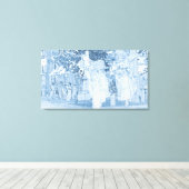 Ghost Girls Escaping Cemetery  Art Death Canvas Afdruk (Insitu (Houten vloer))