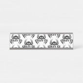 Ghost Go Spooky Seizoen Bureau Naambordje (Voorkant)