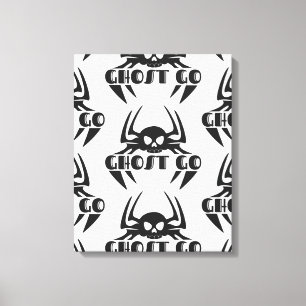 Ghost Go Spooky Seizoen Canvas Afdruk