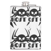 Ghost Go Spooky Seizoen Heupfles (Achterkant)