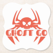 Ghost Go Spooky Seizoen Kartonnen Onderzetters (Voorkant)