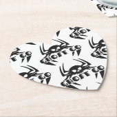 Ghost Go Spooky Seizoen Kartonnen Onderzetters (Gekanteld)