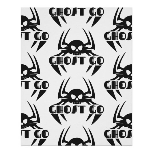 Ghost Go Spooky Seizoen Perfect Poster (Voorkant)