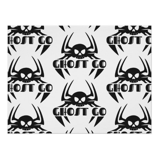 Ghost Go Spooky Seizoen Perfect Poster (Voorkant)