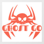 Ghost Go Spooky Seizoen Raamsticker (Vel)