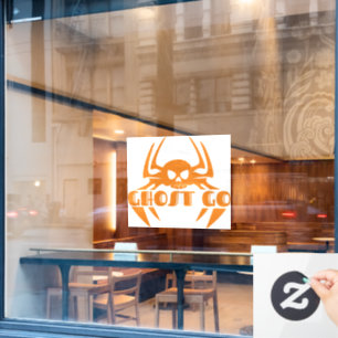 Ghost Go Spooky Seizoen Raamsticker