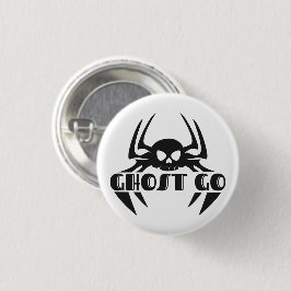 Ghost Go Spooky Seizoen Ronde Button 3,2 Cm
