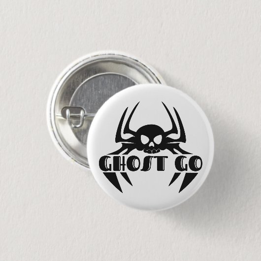 Ghost Go Spooky Seizoen Ronde Button 3,2 Cm (Voorkant /achterkant)