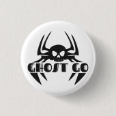 Ghost Go Spooky Seizoen Ronde Button 3,2 Cm (Voorkant)