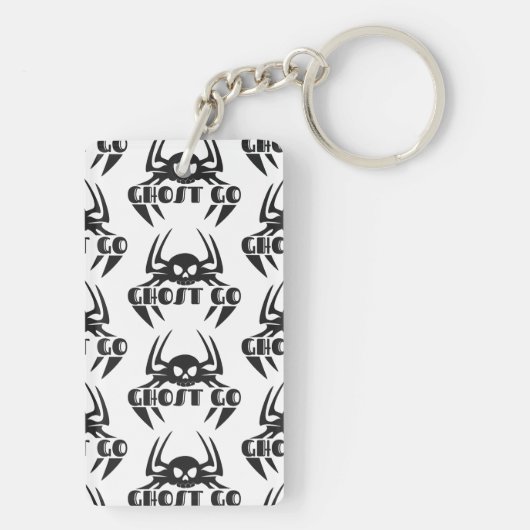 Ghost Go Spooky Seizoen Sleutelhanger (achterkant)