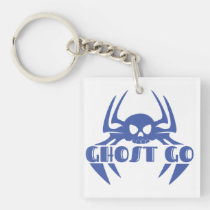 Ghost Go Spooky Seizoen Sleutelhanger