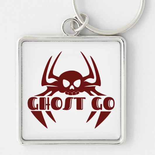 Ghost Go Spooky Seizoen Sleutelhanger (Voorkant)