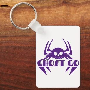 Ghost Go Spooky Seizoen Sleutelhanger