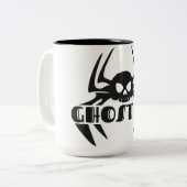 Ghost Go Spooky Seizoen Tweekleurige Koffiemok (Voorkant links)