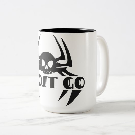 Ghost Go Spooky Seizoen Tweekleurige Koffiemok (Voorkant rechts)
