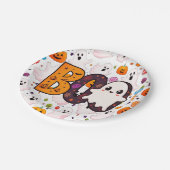 Ghost Halloween Cute to Spooky Sweet Papieren Bordje (Gekanteld)