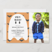 Ghost Halloween elk jaar Fotodag Kaart (Voorkant)