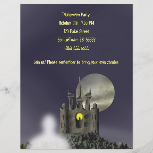 Ghost - Halloween Flyer (Voorkant)