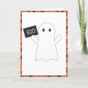 Ghost Halloween Kaart