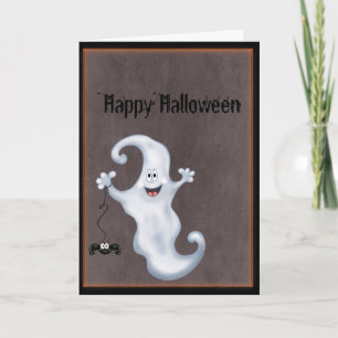 Ghost Halloween Kaart