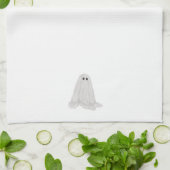 Ghost Halloween Keukenhanddoek (Gevouwen)