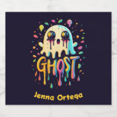 Ghost Halloween - Mummy Mayhem Sparkling Wijnetiket (Enkel label)