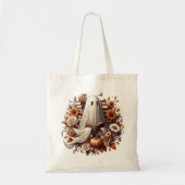 Ghost Halloween Sac fourre-tout de livre, Bookish (Devant)