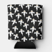 Ghost Halloween zwart en wit Blikjeskoeler (Achterkant)