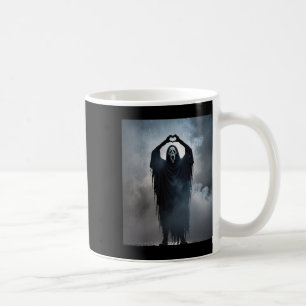 Ghost Heart Hands Scary Face Horror Poster Hallowe Koffiemok