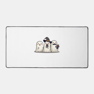 Ghost Holding Black Cat Funny Halloween Cat Lovers