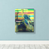 Ghost Horse Canvas Afdruk (Insitu (Houten vloer))