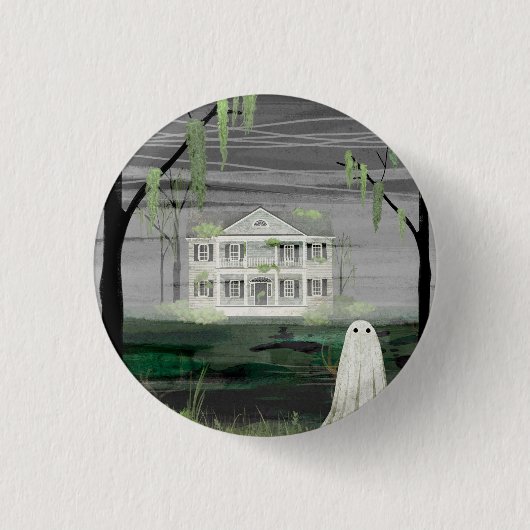 Ghost House Ronde Button 3,2 Cm (Voorkant)