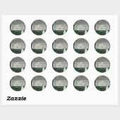 Ghost House Ronde Sticker (Vel)