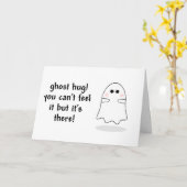 Ghost hug kaart aanpassen (Gele Bloem)