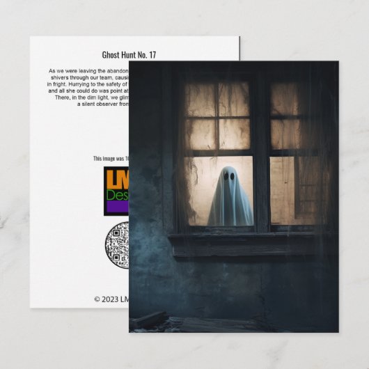 Ghost Hunt 17 Bedankkaart (Voorkant / Achterkant)