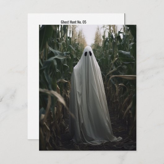 Ghost Hunt No. 05 Bedankkaart (Voorkant / Achterkant)