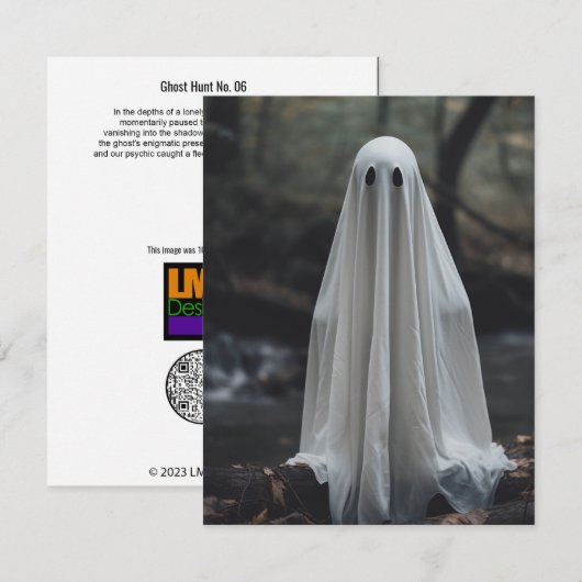 Ghost Hunt No. 06 Bedankkaart (Voorkant / Achterkant)