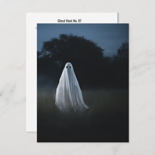 Ghost Hunt No. 07 Bedankkaart (Voorkant / Achterkant)