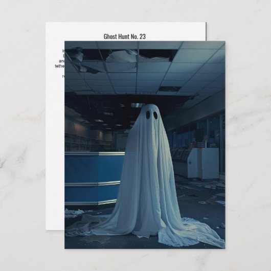 Ghost Hunt No. 23 Bedankkaart (Voorkant / Achterkant)