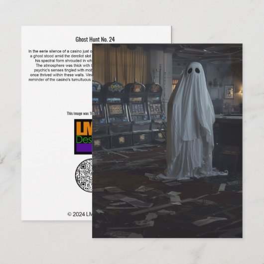 Ghost Hunt No. 24 Bedankkaart (Voorkant / Achterkant)