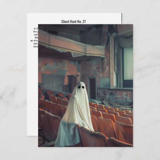 Ghost Hunt No. 27 Bedankkaart (Voorkant / Achterkant)