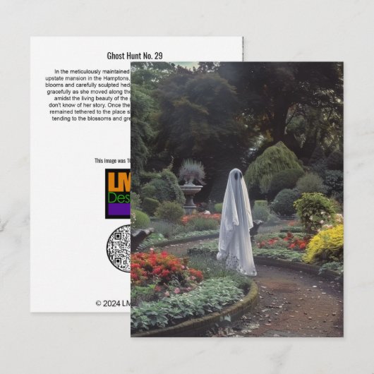 Ghost Hunt No. 29 Bedankkaart (Voorkant / Achterkant)