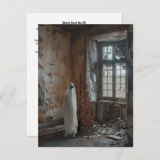 Ghost Hunt No. 49 Bedankkaart (Voorkant / Achterkant)
