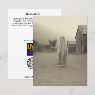 Ghost Hunt nr. 14 Bedankkaart