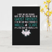 Ghost Hunter Ik hoop dat we bevriende paranormale  Kaart (Gele Bloem)
